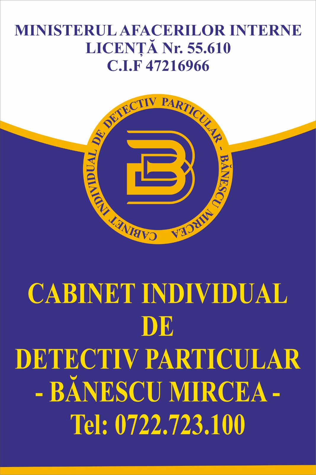 Detectiv Particular BANESCU MIRCEA, judetul Timis